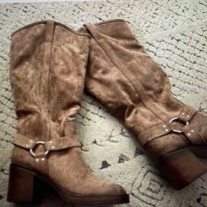 Steve Madden Tan Heeled Boots